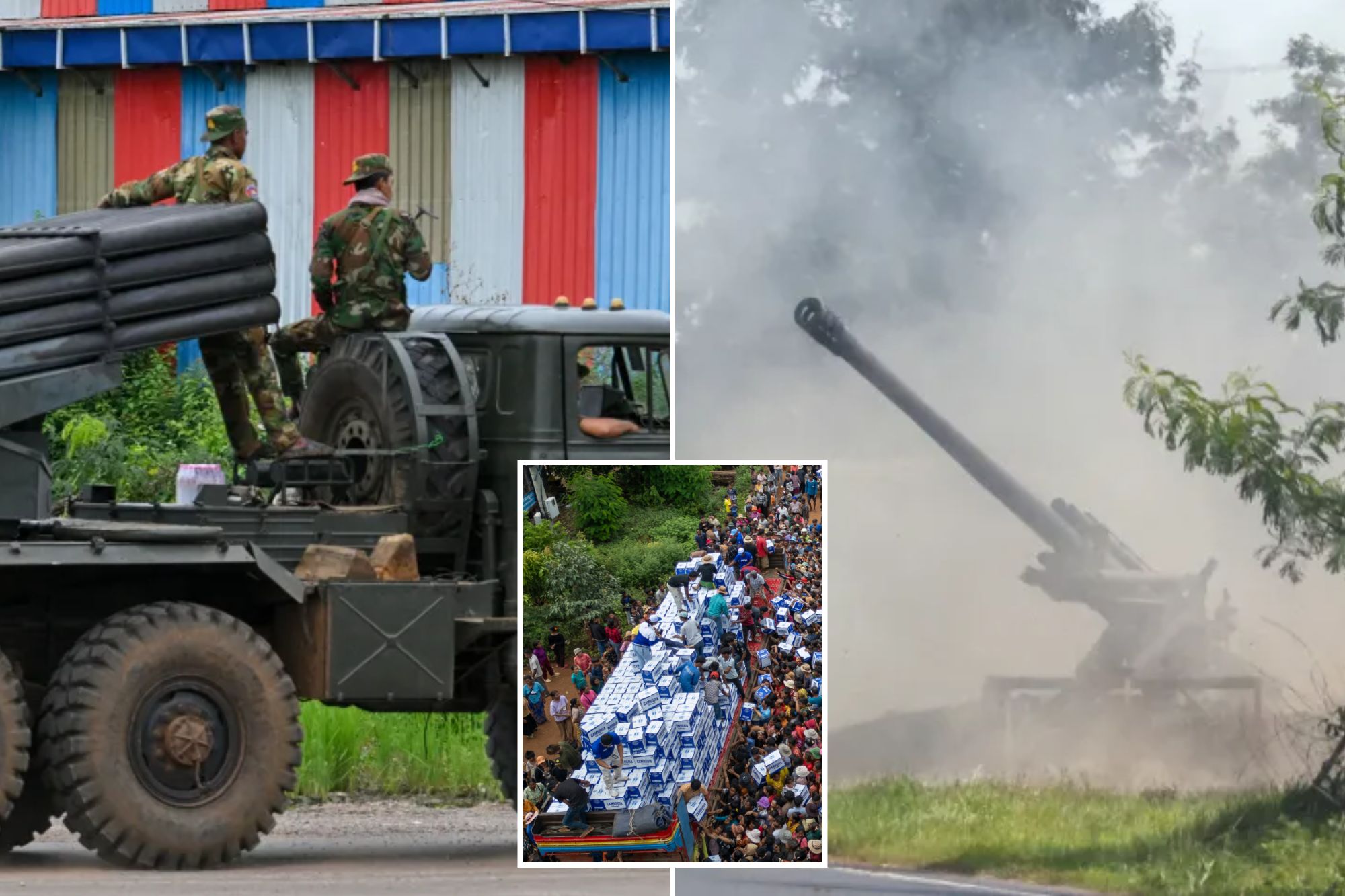 Thailand and Cambodia agree to cease-fire talks after Trump steps in, but border clashes persist