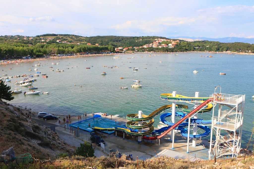 Toddler dies after ‘slipping’ from dad’s arms on water slide in Croatia