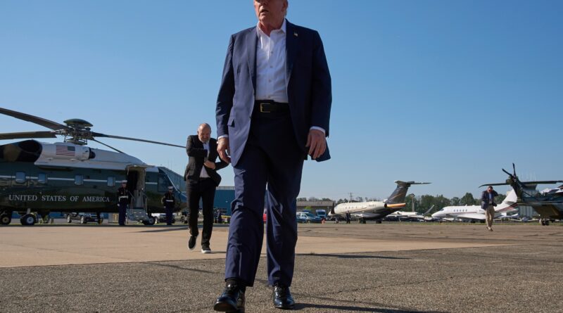 Trump heads to Texas after catastrophic flooding, avoiding criticism he’s heaped on other governors