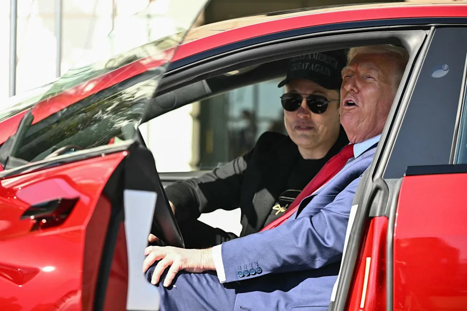 Trump says without subsidies Musk would have to ‘head back home to South Africa’ – then threatens to investigate him with DOGE