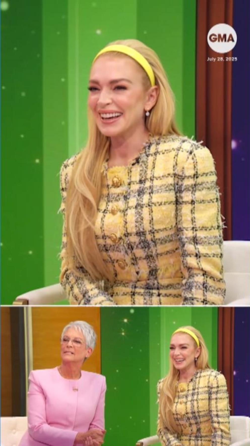 Video Lindsay Lohan and Jamie Lee Curtis on reuniting for ‘Freakier Friday’