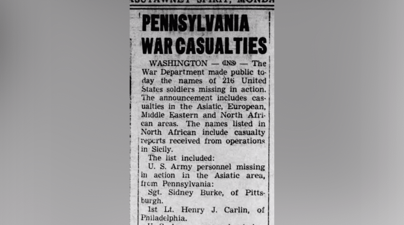 WWII hero’s remains finally coming home after 80-year mystery is solved through military dedication