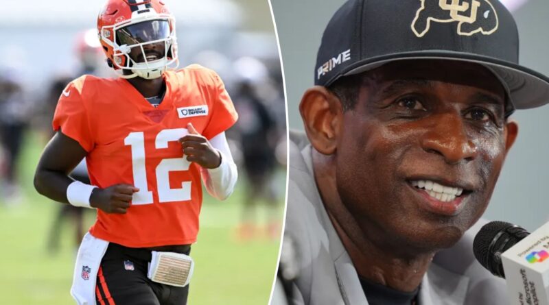 Why Shedeur Sanders told Deion to stay away from Browns camp