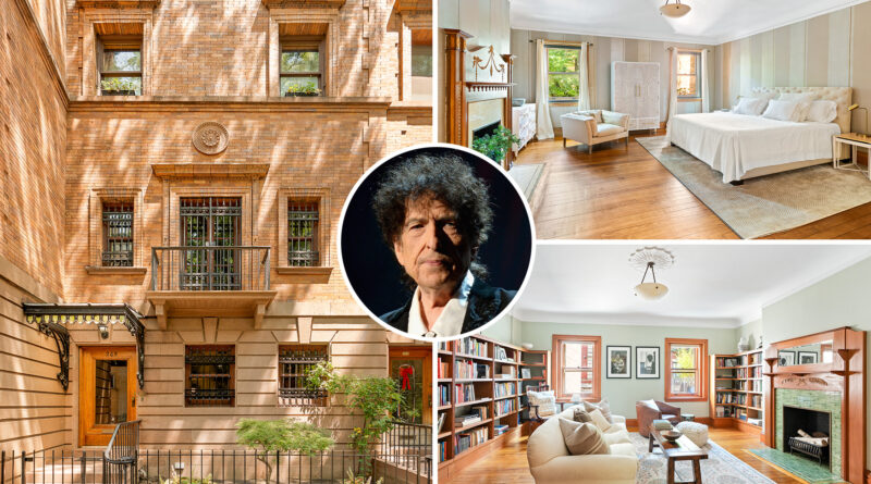 Bob Dylan’s former NYC townhouse asks M — with design by a famed Gilded Age architect