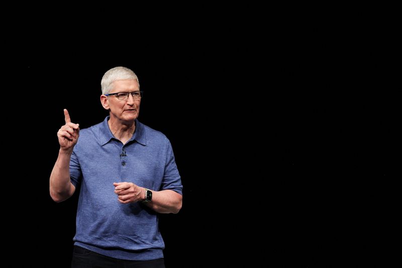 CEO Tim Cook says Apple ready to open its wallet to catch up in AI
