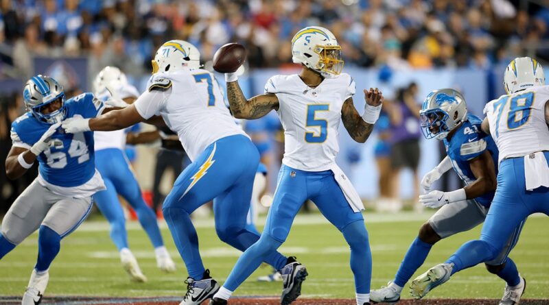 Chargers rout Lions in Hall of Fame Game behind strong Trey Lance performance in preseason opener