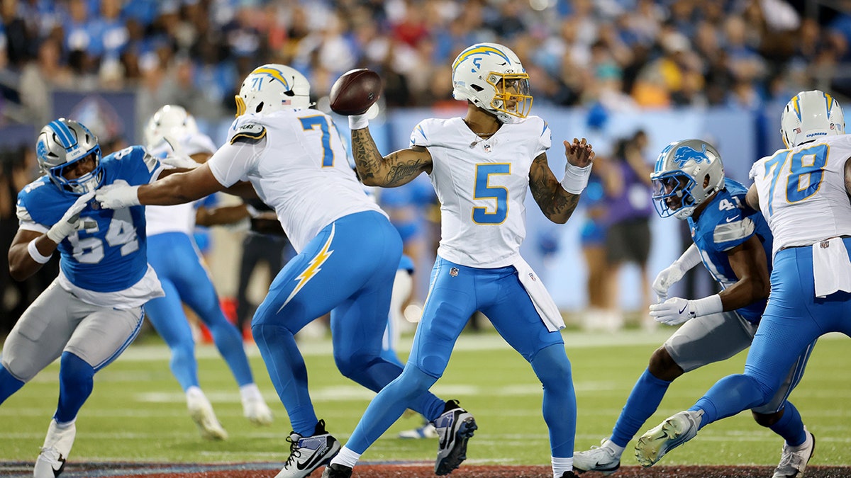 Chargers rout Lions in Hall of Fame Game behind strong Trey Lance performance in preseason opener