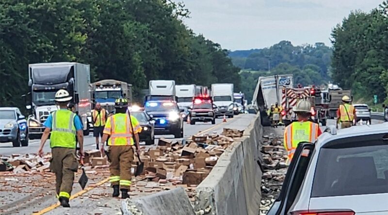 Hot dogs spill across interstate after tractor trailer crash to clog commute for steamed motorists