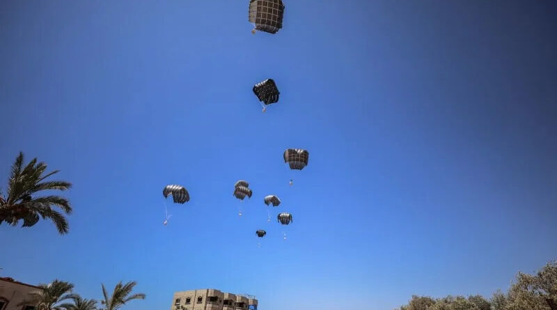 More aid airdropped into the Gaza Strip, says Israel