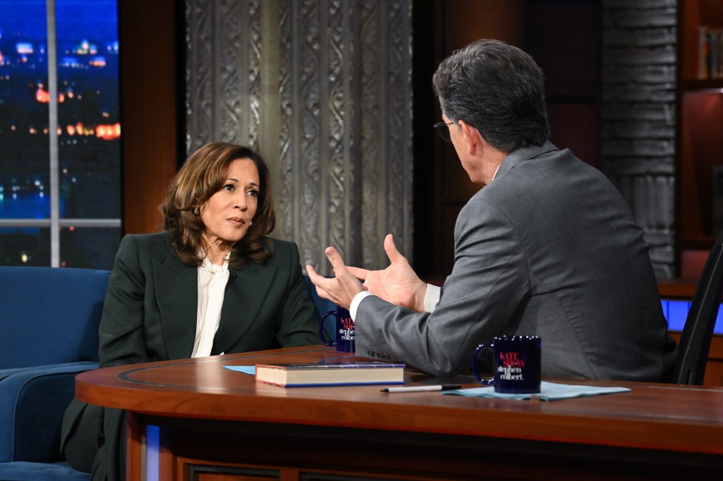 Stephen Colbert needles Kamala Harris after she fails to answer simple question