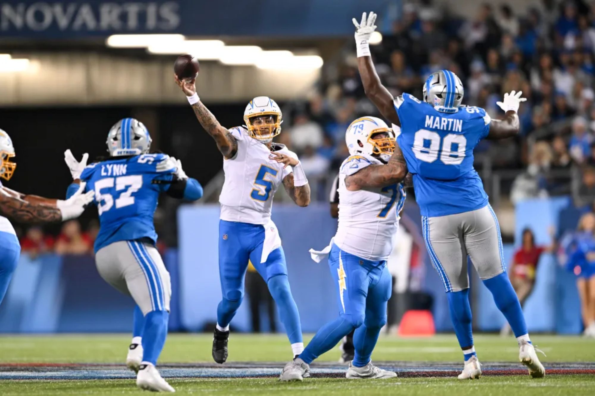 Trey Lance has big night in Chargers’ win over Lions in Hall of Fame game